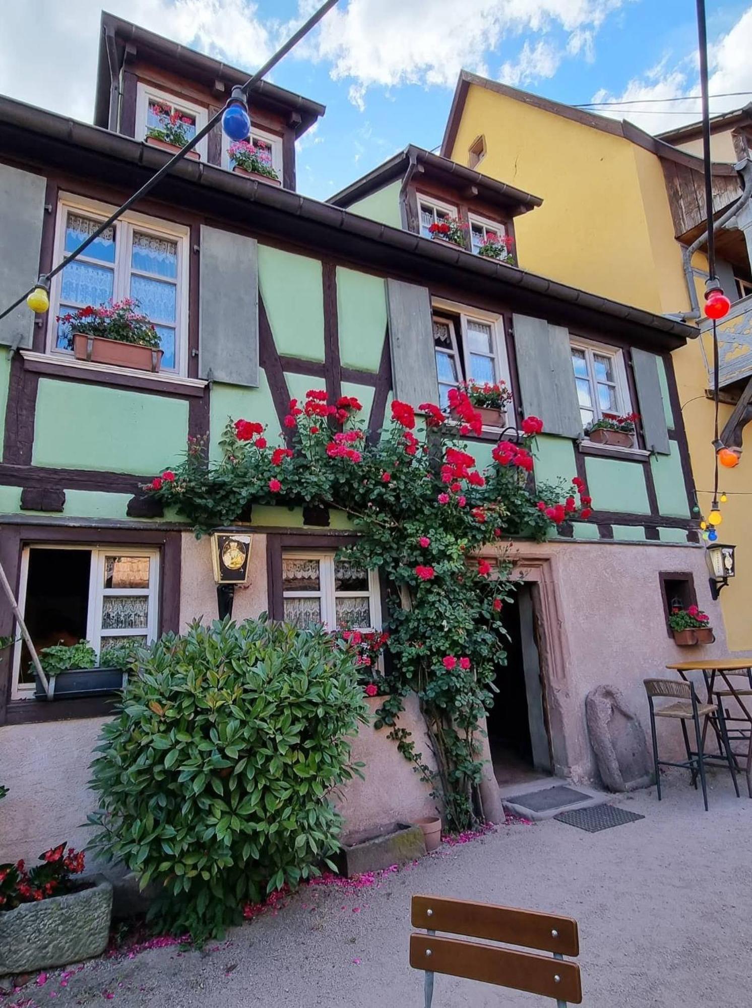 Le Gambrinus Chambres D'Hotes Et Restaurant Beblenheim Exterior foto